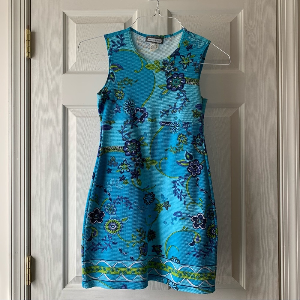 Aqua Blues floral sundress size medium